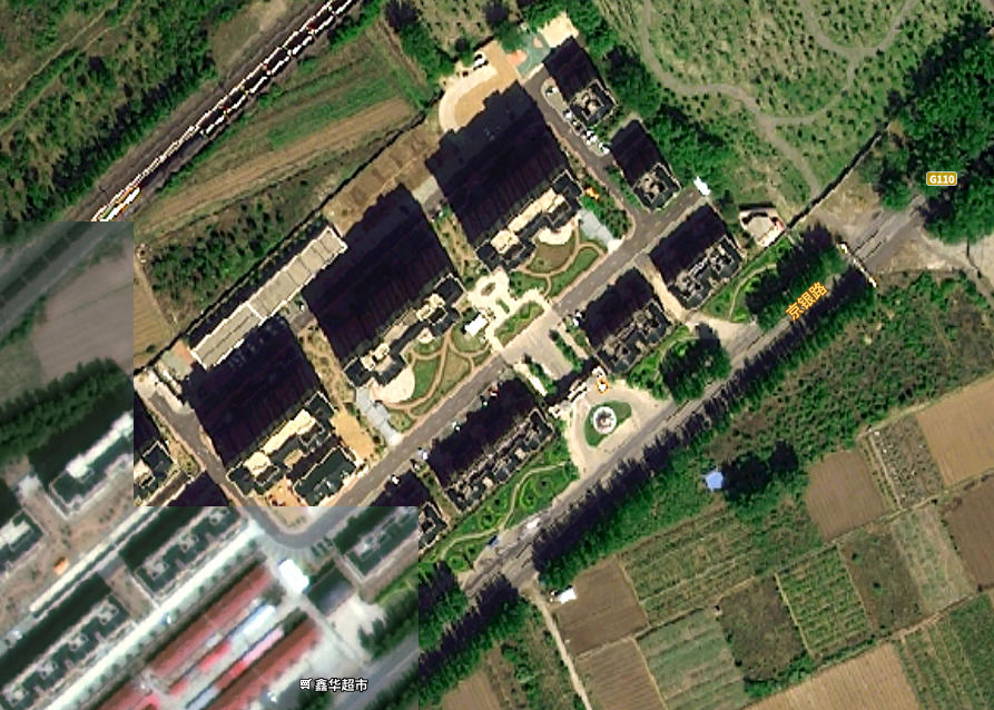 依云小鎮(zhèn)竣工后實景衛(wèi)星圖2.jpg
